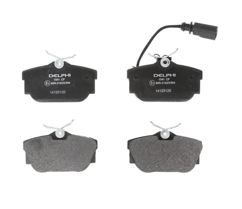 Brake pads set - rear, fits