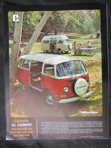 1971 volkswagen bus contempo - volkswagen,